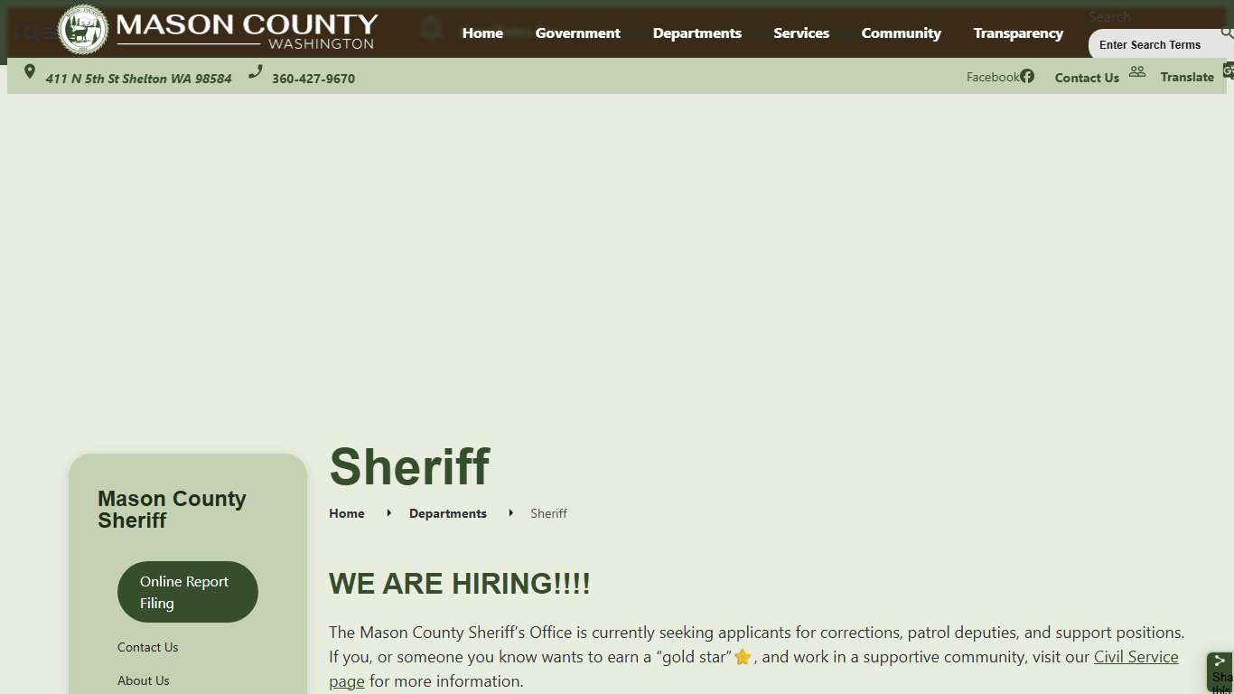 Mason County WA Government